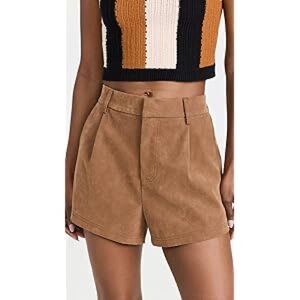 Free People High Waist Brown Shorts